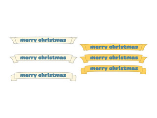 メリークリスマスと入っている色々なラベル