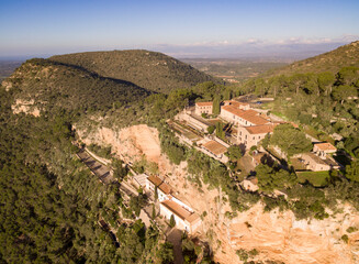 Sanctuaries of Gracia and Sant Honorat, Puig de Randa, Algaida, Mallorca, balearic islands, spain,...