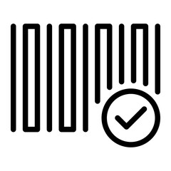 barcode line icon