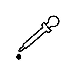dropper icon vector with trendy design