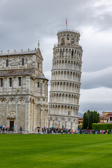 Der schiefe Turm von Pisa  - obrazy, fototapety, plakaty