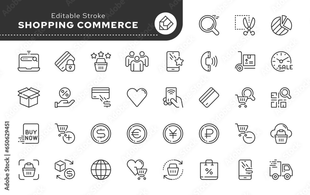 Poster set of conceptual icons. vector icons in flat linear style for web sites, applications and other gra
