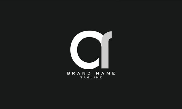 CQR, CRQ, QCR, QRC, RQC, RCQ, AR, RA, Abstract initial monogram letter alphabet logo design
