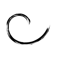 Spiral Line Abstract Grunge Brush Strock