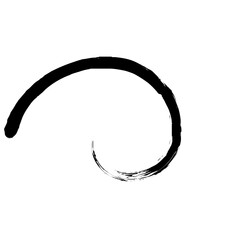 Spiral Line Abstract Grunge Brush Stroke