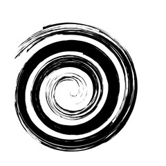 Spiral Line Abstract Grunge Brush Stroke twist spring line