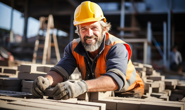 Constructing Visions: The Diligent Hands of a Brickmason.
