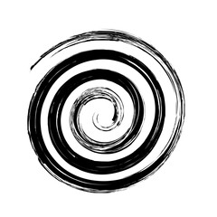 Spiral Line Abstract Grunge Brush Strock