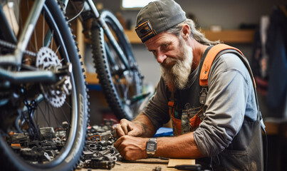 Behind Every Smooth Ride: The Unsung Bicycle Repairer.