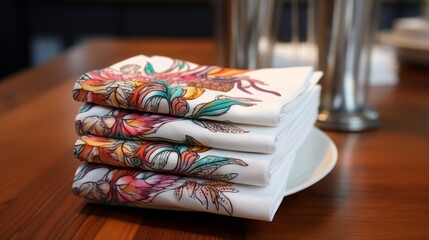 cloth table napkins.