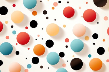 3D Polka Dot Background