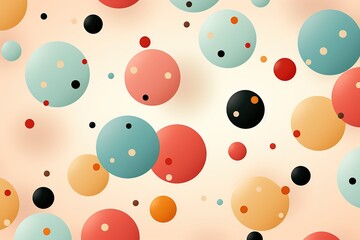 3D Polka Dot Background