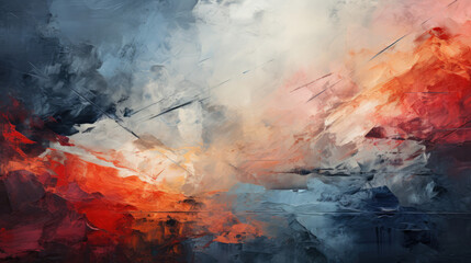 Abstract Paint Canvas Texture Background in Vivid Colors.
