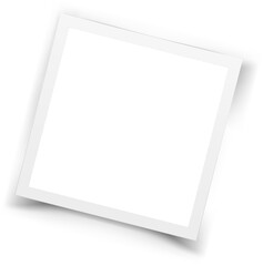 Retro realistic photo frame