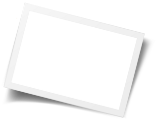 Retro realistic photo frame