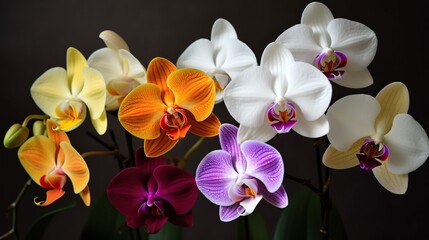 Graceful Beauty Phalaenopsis Orchid (Moth Orchid) in Exquisite Detail