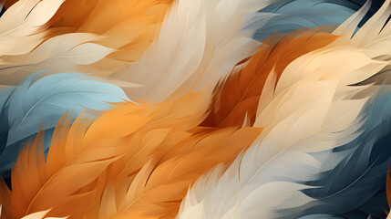 Seamless Feather Pattern