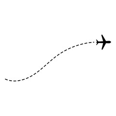 Airplane Dotted Line