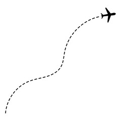 Airplane Dotted Line
