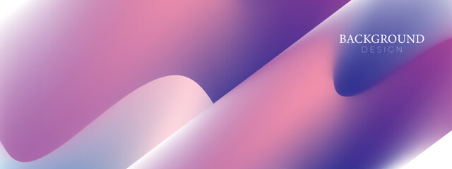 Pastel purple banner background design