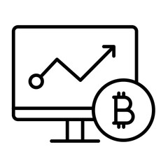 crypto trading analytics cryptocurrency icon