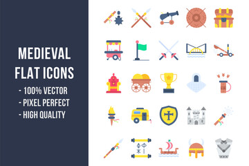 Medieval Flat Icons