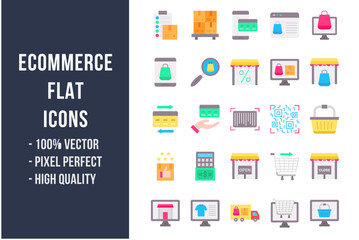 ECommerce Flat Icons