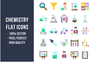 Chemistry Flat Icons