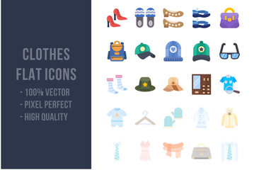 Clothes Flat Icons