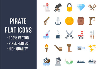 Pirate Flat Icons