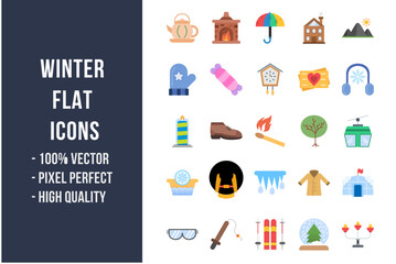 Winter Flat Icons