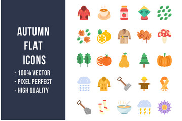 Autumn Flat Icons