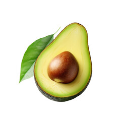 Avocado Isolated on a Transparent Background