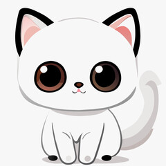 Adorable Cat SVG, Cute Kitty in SVG ,Playful Cat Graphics for Designers