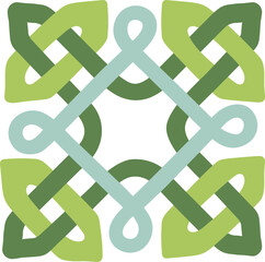 Irish knot. Celtic symbol