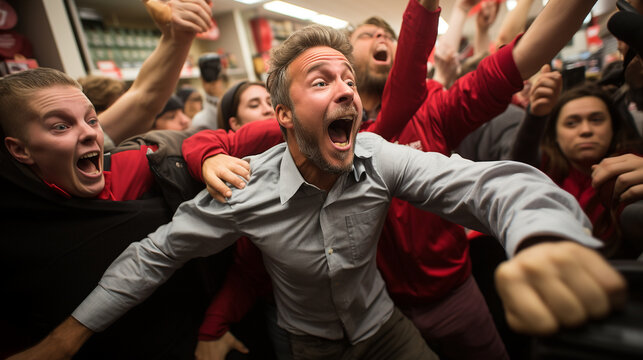 Black Friday sale, Christmas sale. Generative Ai