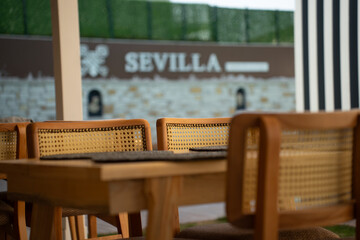 table and chairs