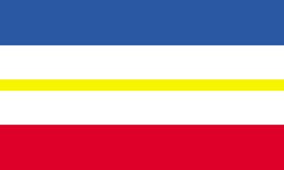 Flag of Mecklenburg-Vorpommern (Federal Republic of Germany, Bundesrepublik Deutschland)  Mecklenburg–Western Pomerania, MV