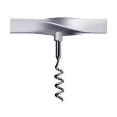 Korkenzieher, isoliert