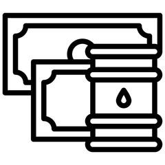OIL filled outline icon,linear,outline,graphic,illustration