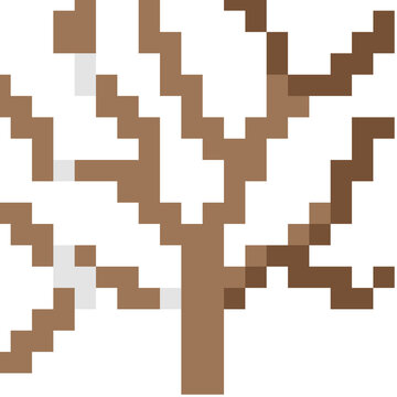 tree, flower, minecraft, green, naturepixel pattern