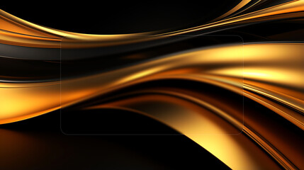 3D abstract gold morphism wallpaper, modern Style, morphism background, backgroun for text mockup