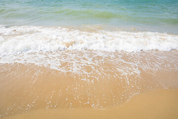 Natural beaches at Pattaya in Thailand