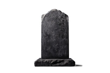 tombstone, png file of isolated cutout object with shadow on transparent background.