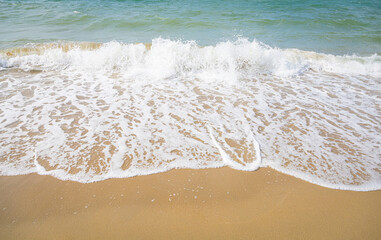 Natural beaches at Pattaya in Thailand