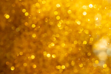 Gold bokeh blur defocus