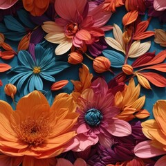 Choose the Perfect Floral Beauty Pattern, Generative AI