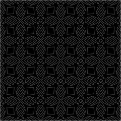 A repeat pattern of white dots on a black background. Simple texture for posters, sites, business cards, covers.