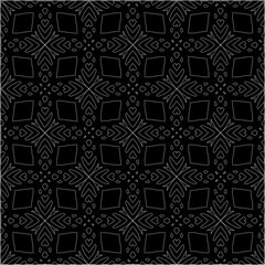 A repeat pattern of white dots on a black background. Simple texture for posters, sites, business cards, covers.