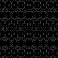 A repeat pattern of white dots on a black background. Simple texture for posters, sites, business cards, covers.